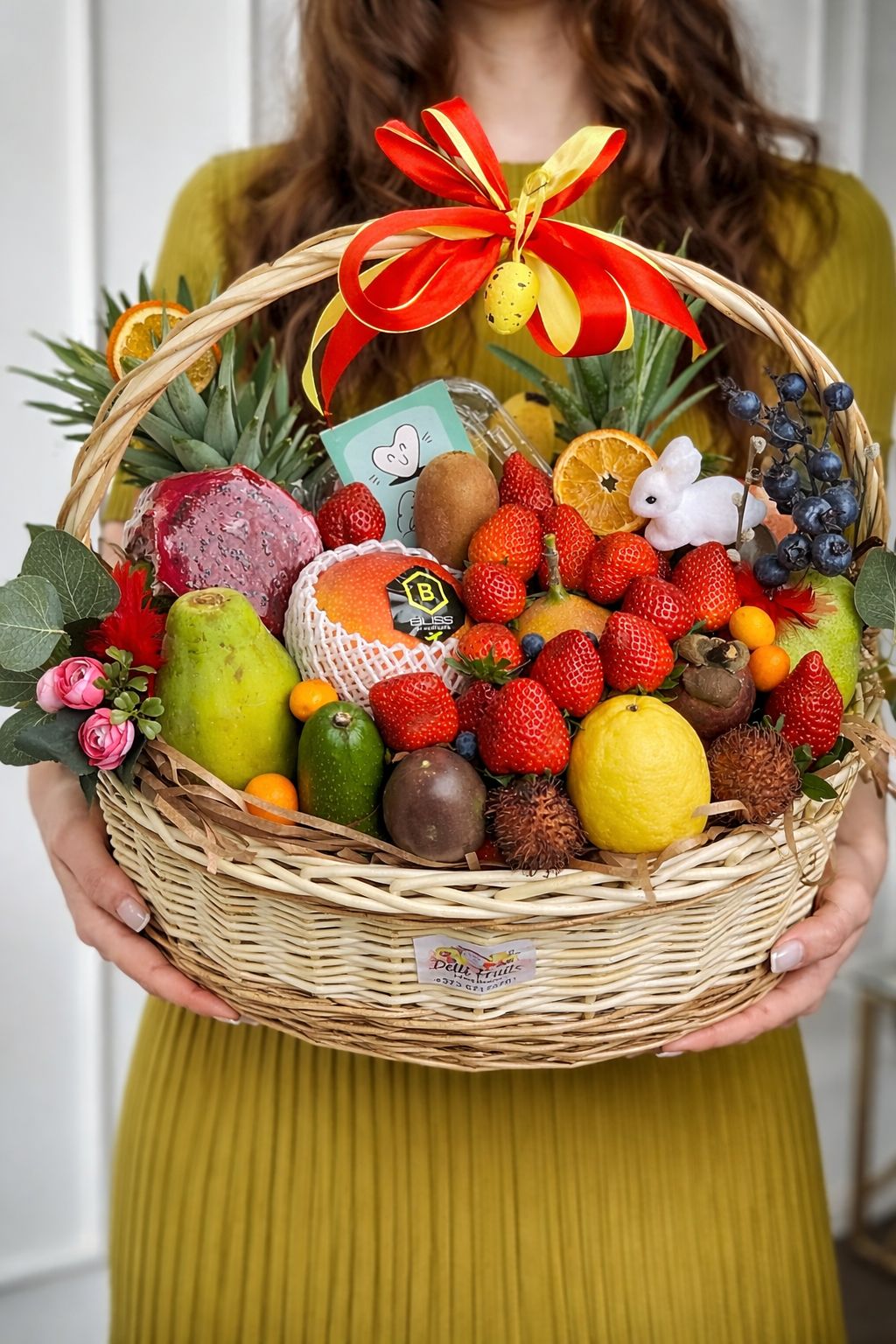 Cadou cu fructe „Nr. 3” — Abundență Exotică www.delligiftshop.md
