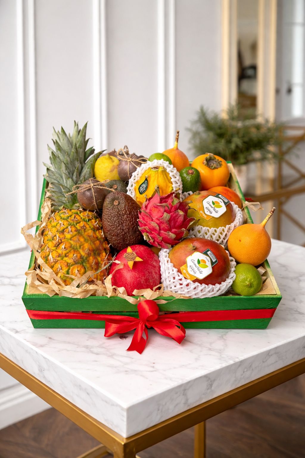Cadou cu fructe „Nr. 8” — Mozaic Exotic www.delligiftshop.md