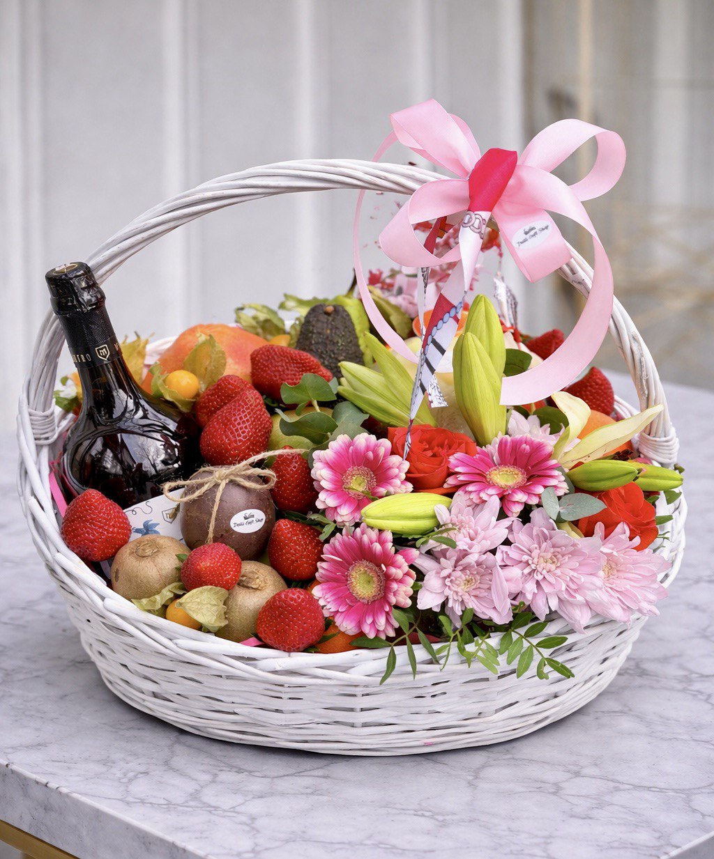 Cadou cu fructe „Nr. 16” — Oază Tropicală www.delligiftshop.md