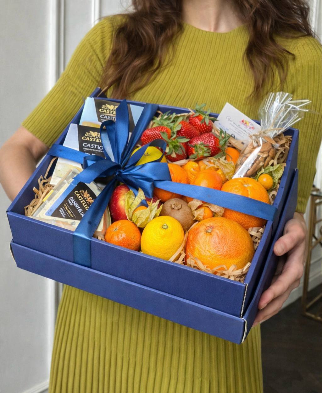 Cadou cu fructe „Nr. 9” — Gustul Eleganței www.delligiftshop.md