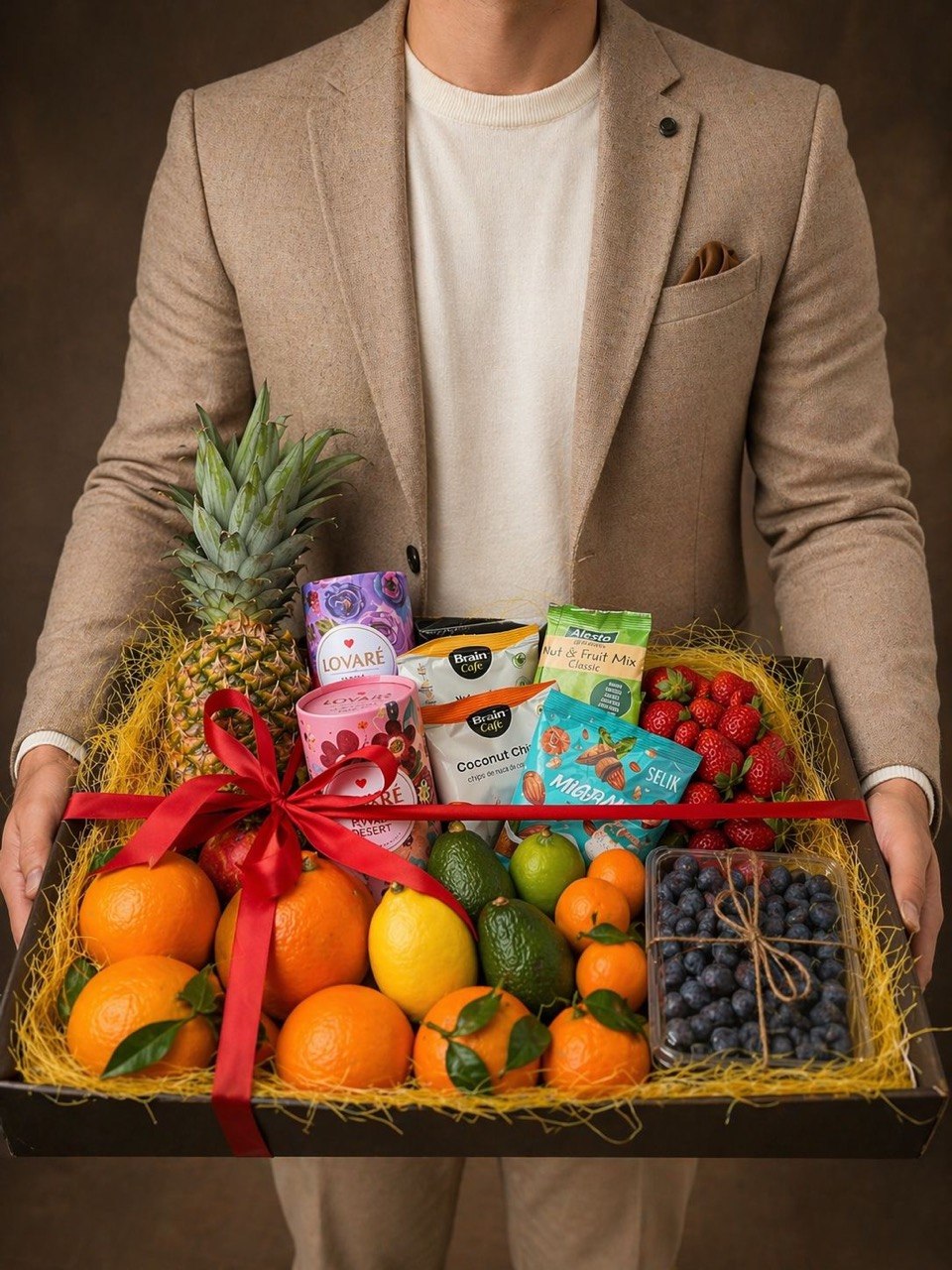 Cadou cu fructe Nr. 35 — Energizant Premium www.delligiftshop.md