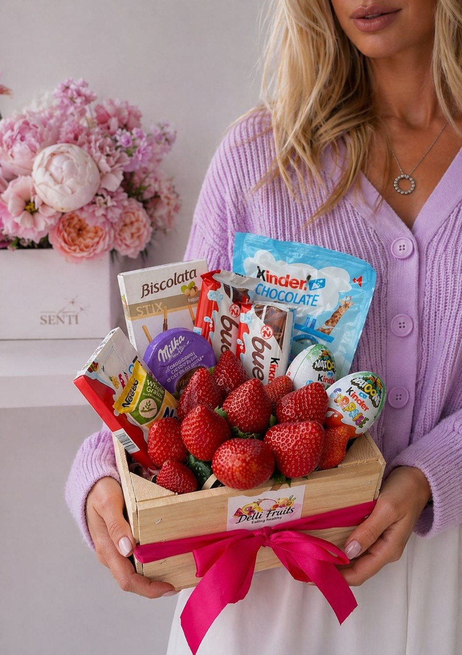Cadou pentru Copii Nr. 2 — Sweet Strawberry Surprise www.delligiftshop.md