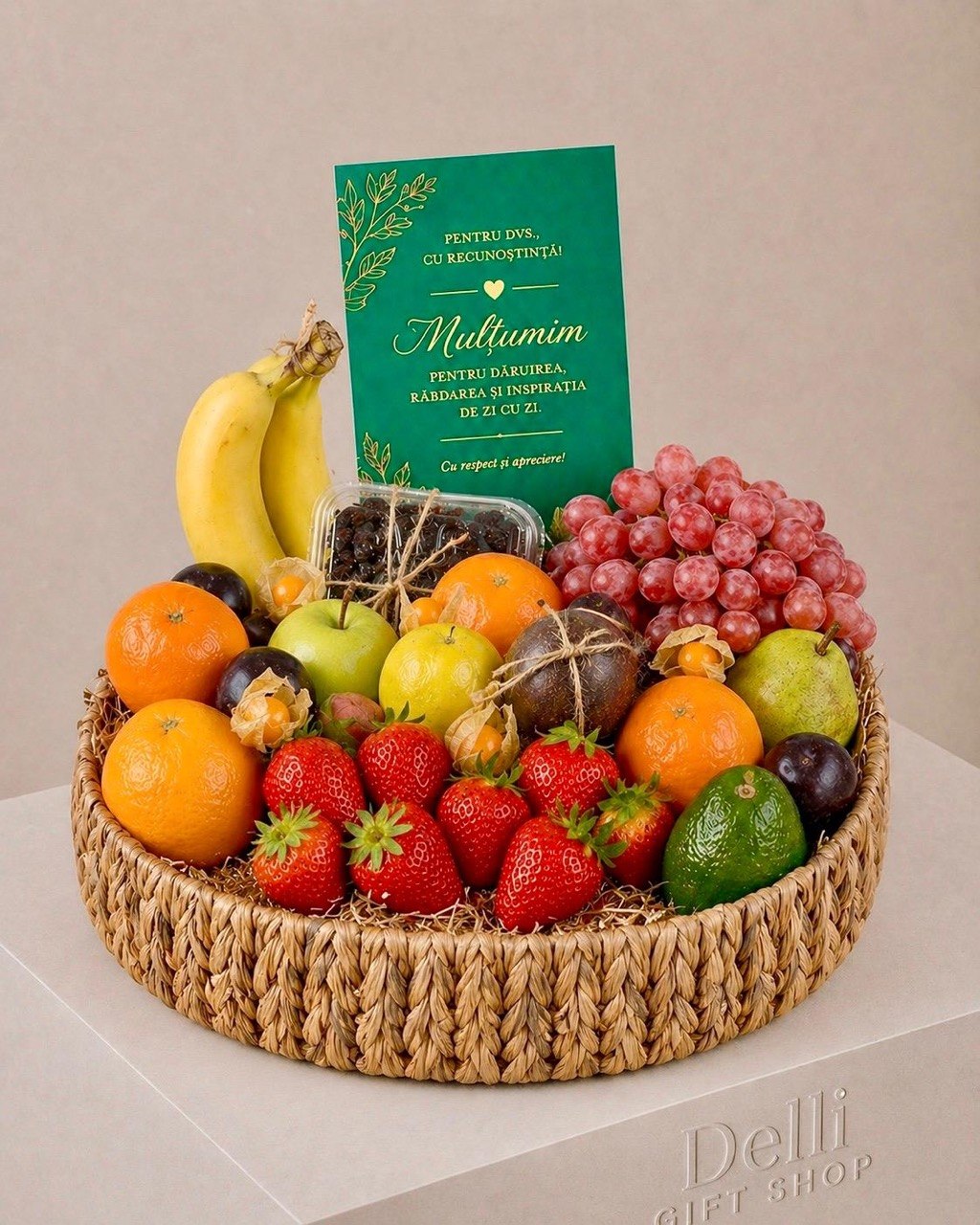 Cadou pentru profesori Nr. 8 — Recunoștință și Sănătate www.delligiftshop.md