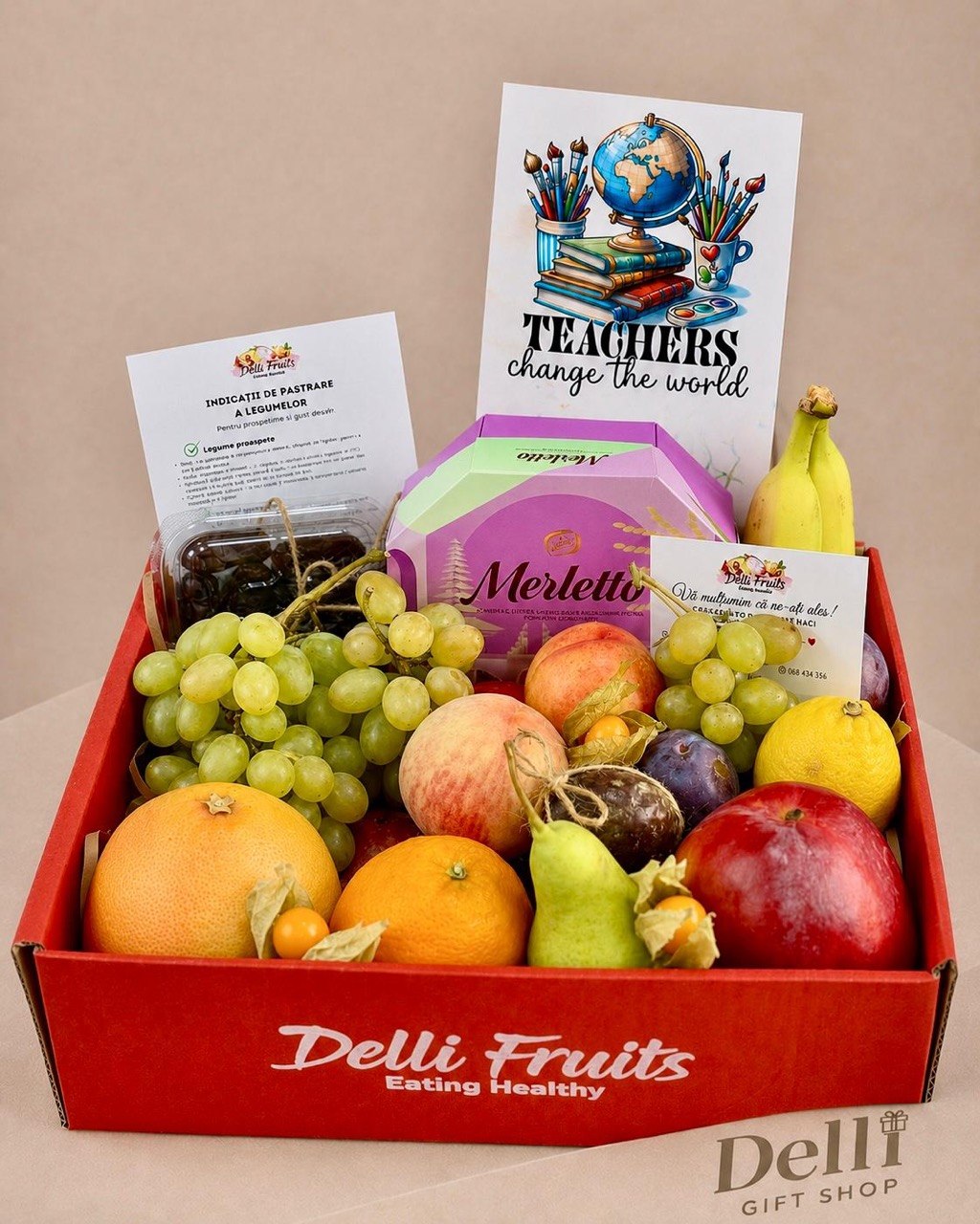 Cadou pentru profesori Nr. 38 — Cutia cu Vitamine și Răsfăț www.delligiftshop.md