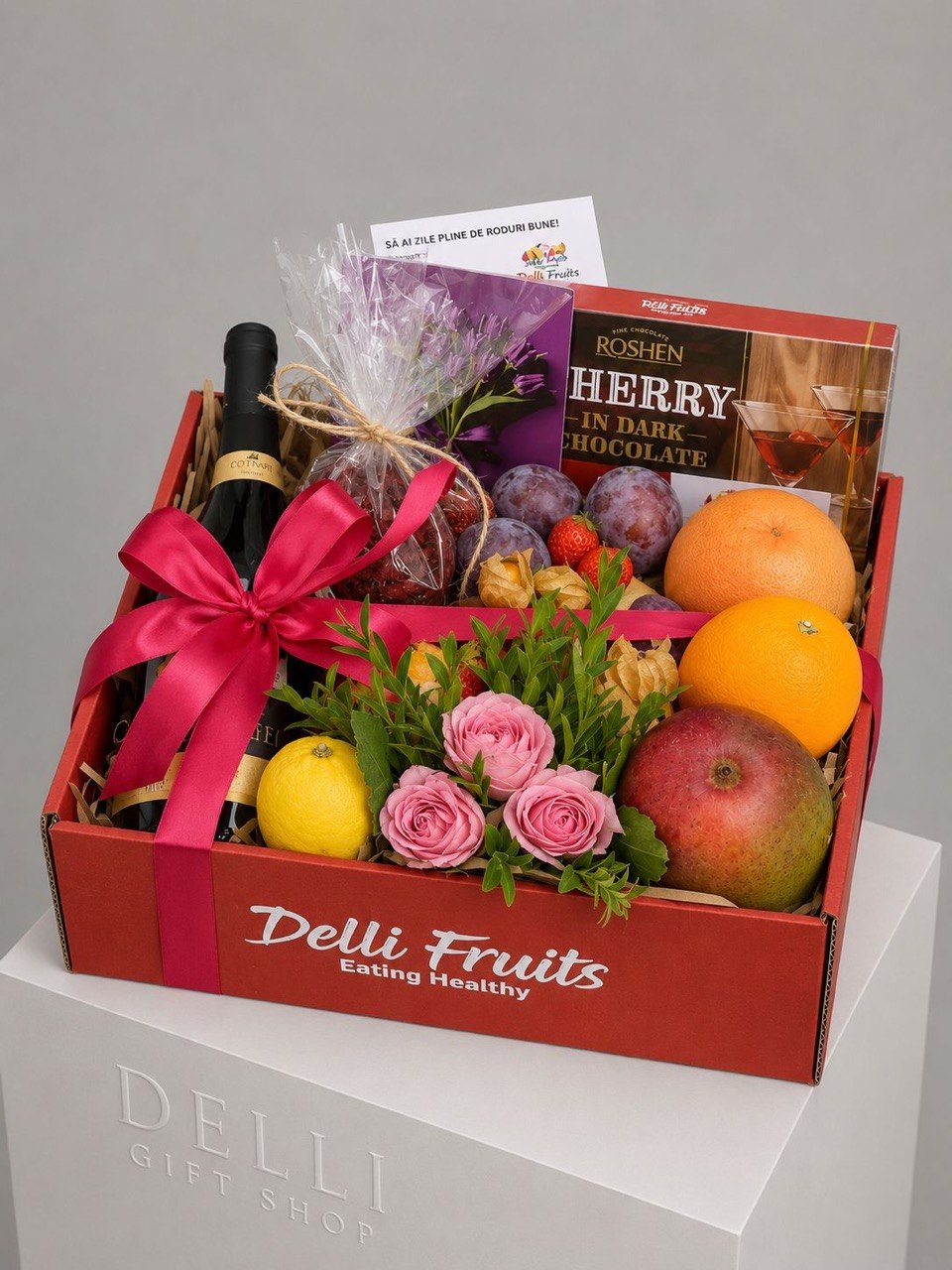 Cadou pentru profesori Nr. 45 — Cutia cu Roade Alese www.delligiftshop.md