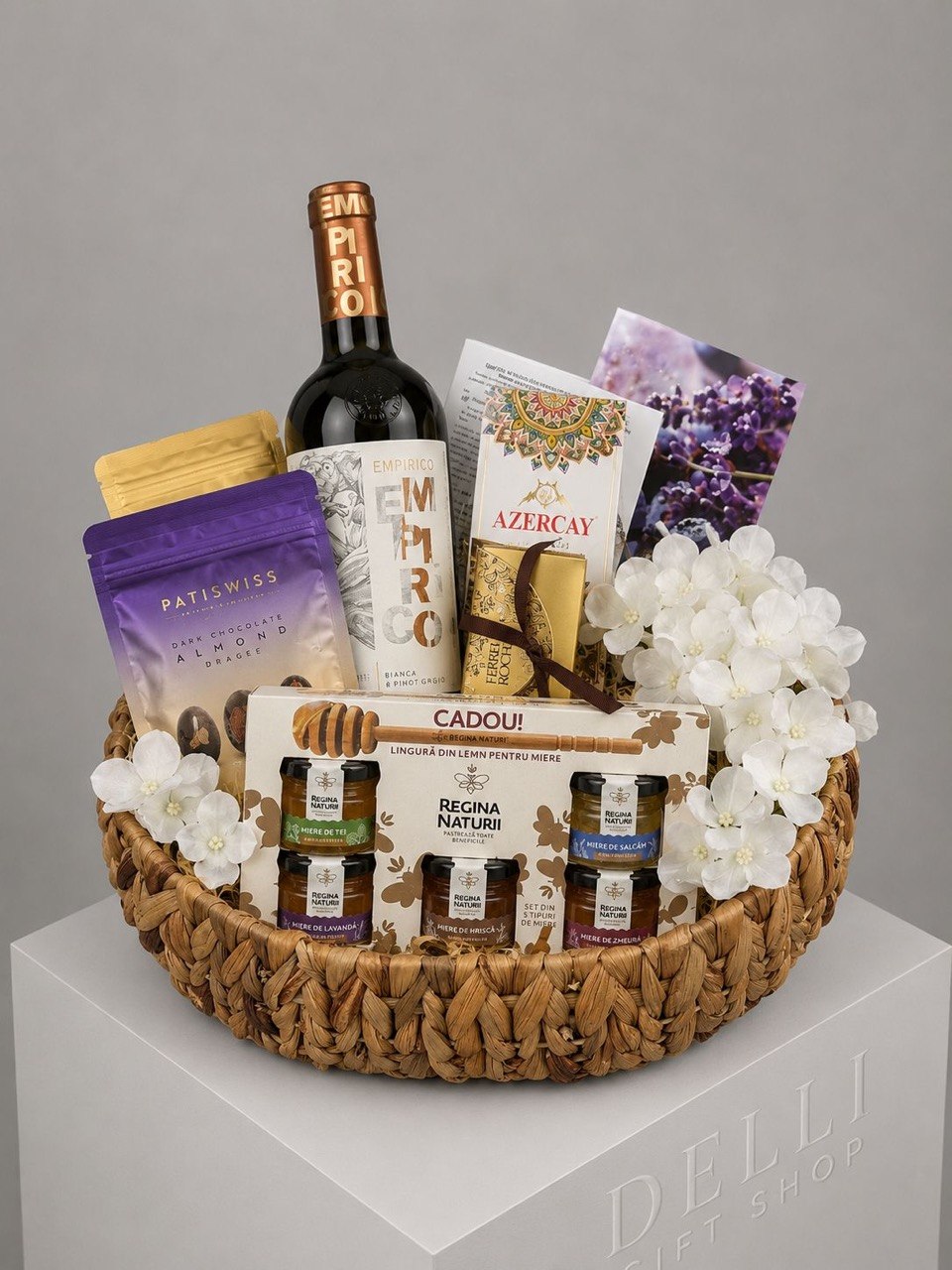 Cadou pentru profesori Nr. 46 — Coșul Selecție Regina Naturii www.delligiftshop.md