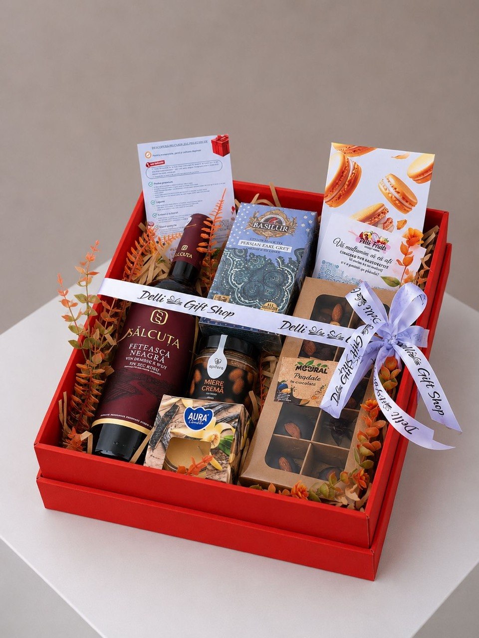 Cadou pentru profesori Nr. 52 — Cutia cu Eleganță și Tradiție www.delligiftshop.md