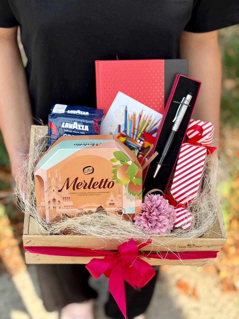 Cadou pentru profesori Nr. 71 — Setul „Aroma Inspirației” www.delligiftshop.md