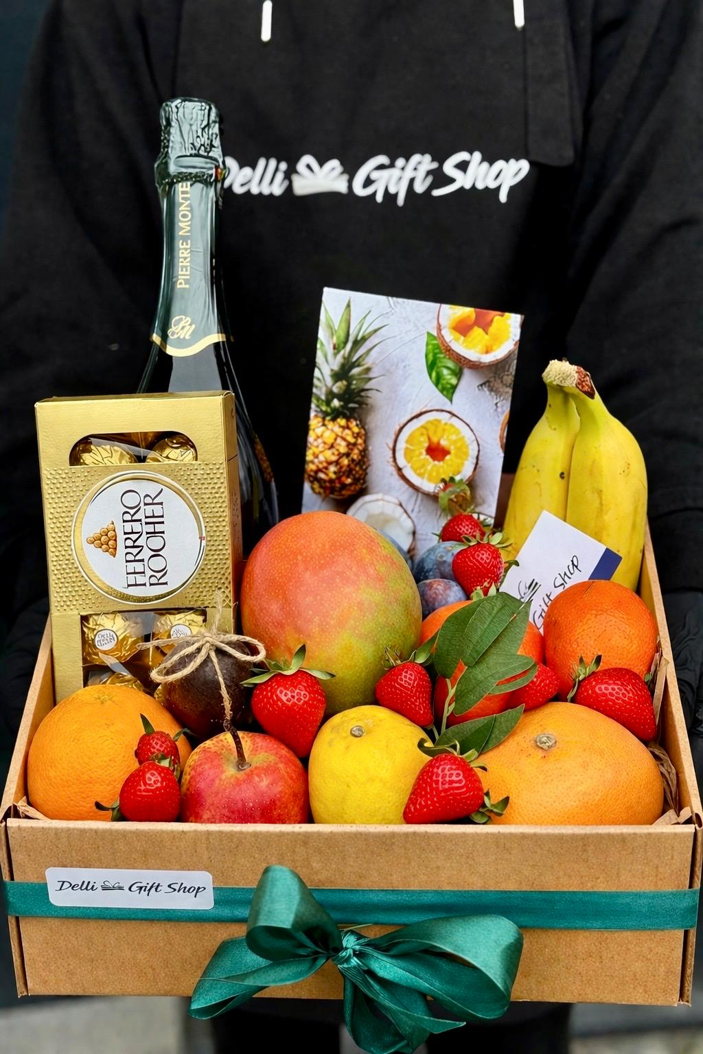 Cadou cu fructe „Nr. 31” — Efervescență Tropicală www.delligiftshop.md