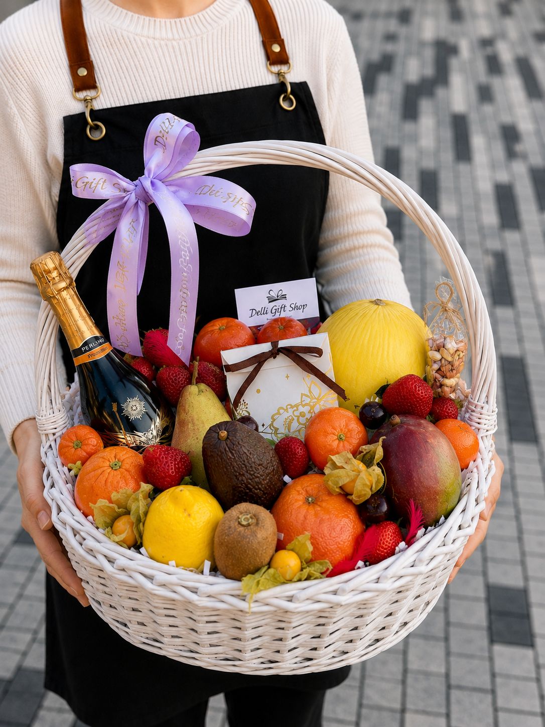Cadou cu fructe Nr. 49 — Festivitate și Prospețime Tropicală www.delligiftshop.md