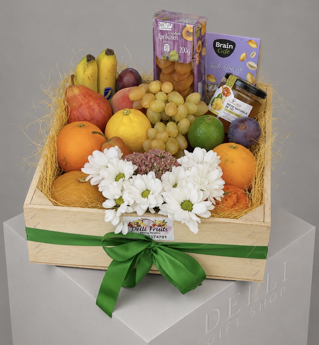 Cadou pentru profesori Nr. 54 — Lădița cu Prospețime și Sănătate www.delligiftshop.md
