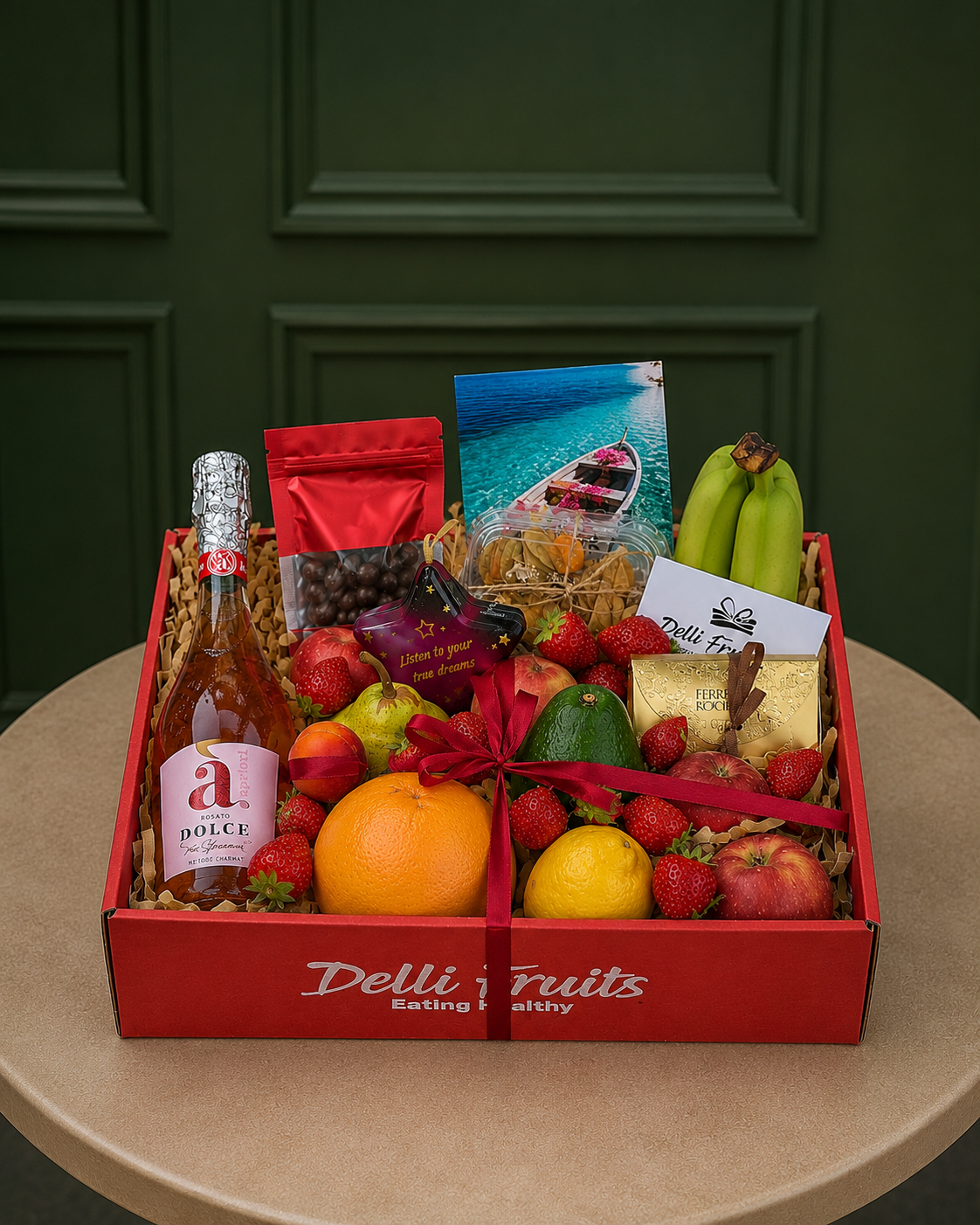 Cadou cu Fructe Nr. 60 – Eleganță și Răsfăț www.delligiftshop.md