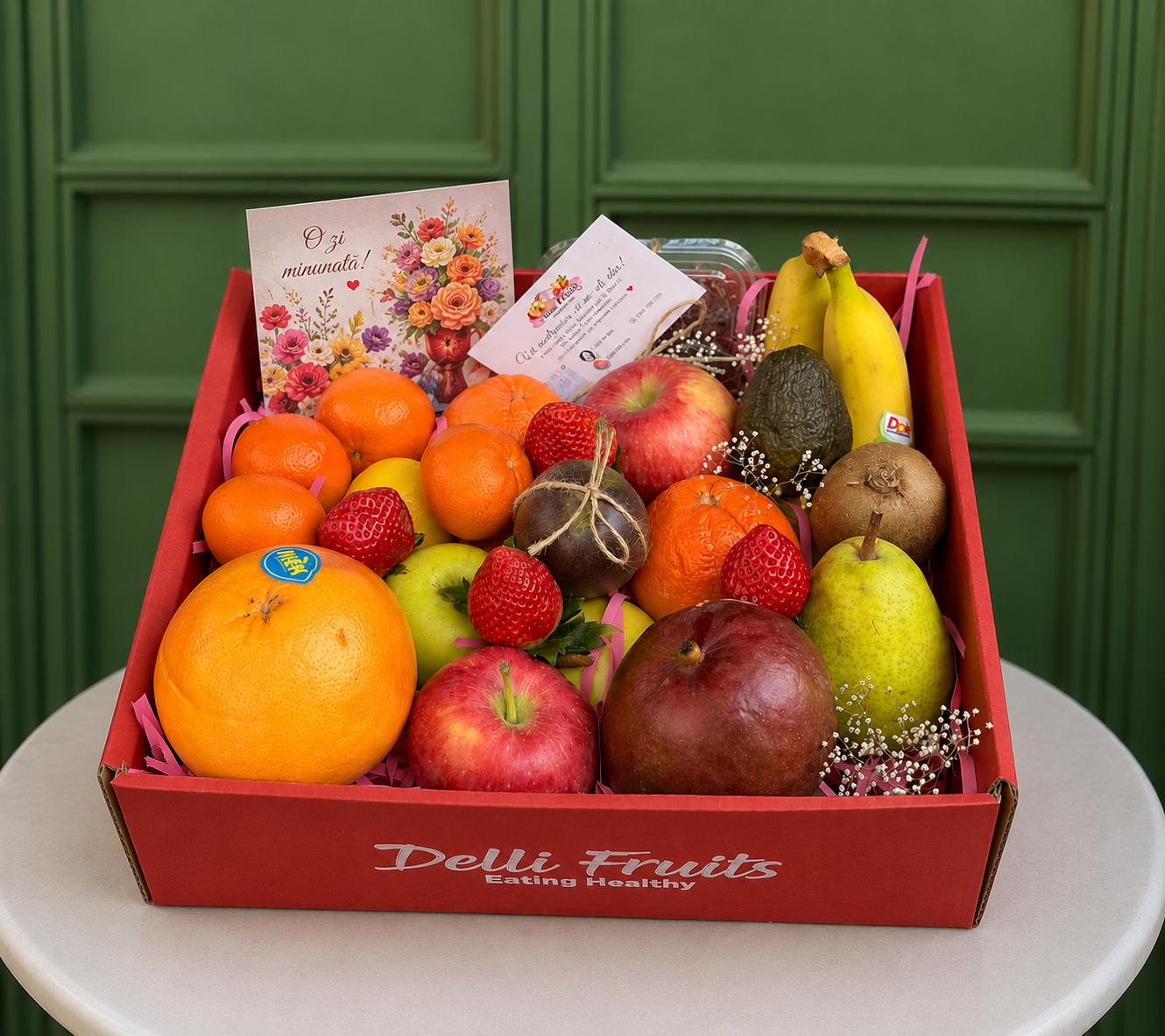 Cadou cu Fructe Nr. 68 – Selecție Premium de Fructe www.delligiftshop.md