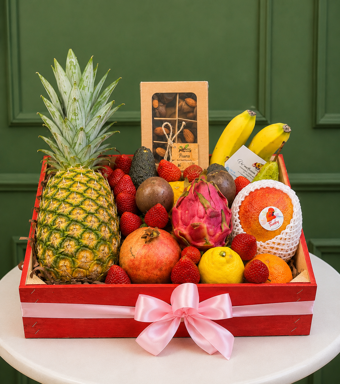 Cadou cu Fructe Nr. 69 – Selecție Exotică Premium www.delligiftshop.md