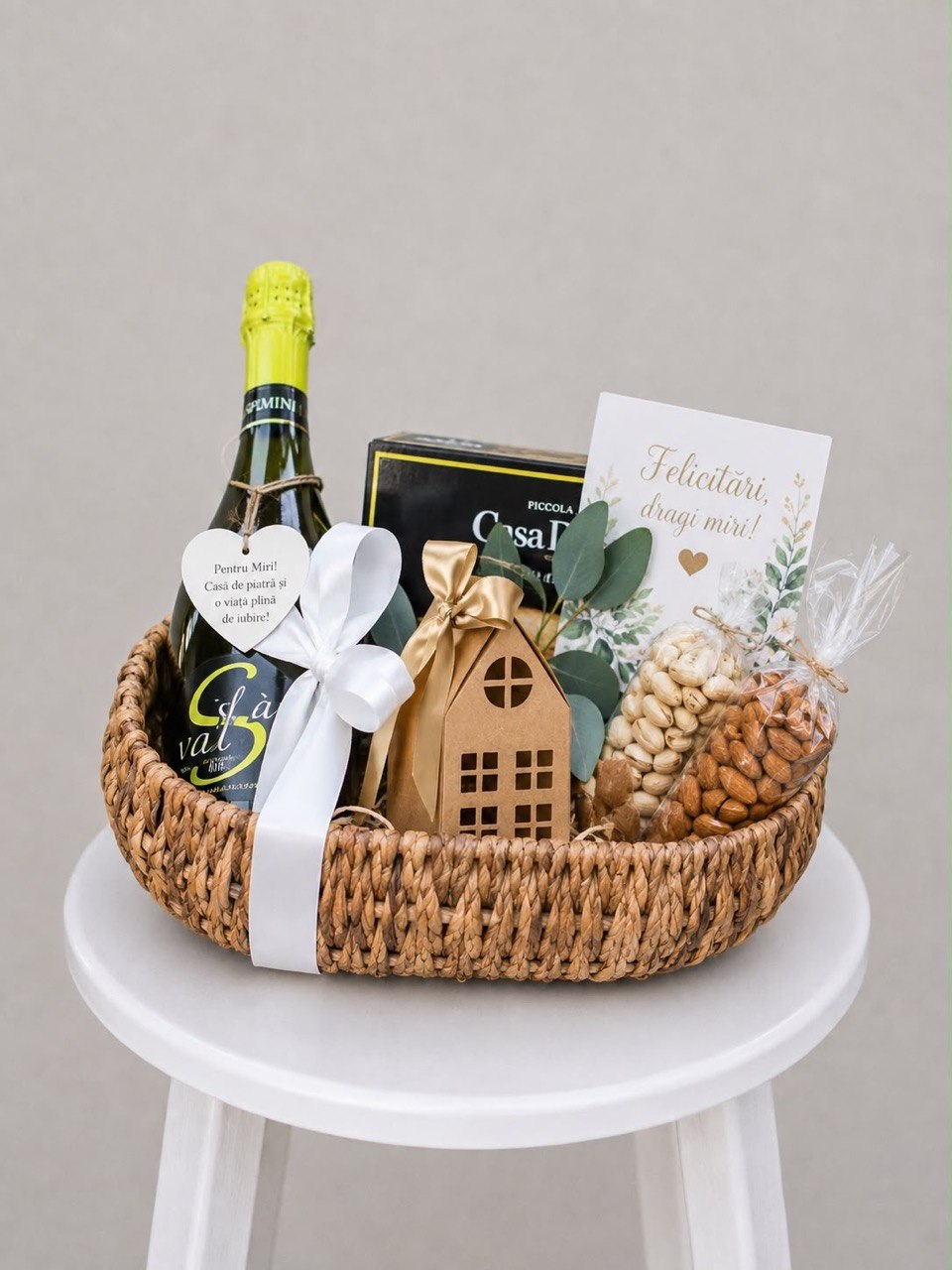Cadou pentru miri Nr. 5 – Casă de piatră www.delligiftshop.md