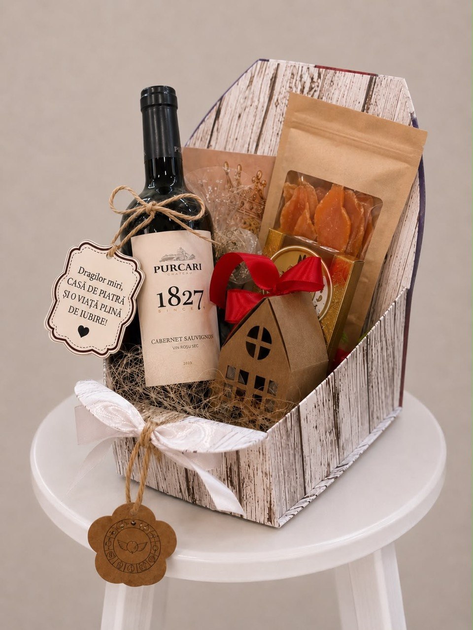 Cadou pentru miri Nr. 8 – Casă de piatră www.delligiftshop.md