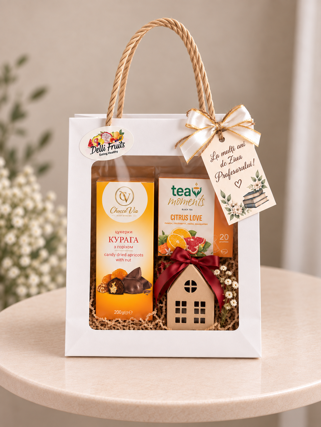 Cadou pentru profesori Nr. 169 – Dulce mulțumire www.delligiftshop.md
