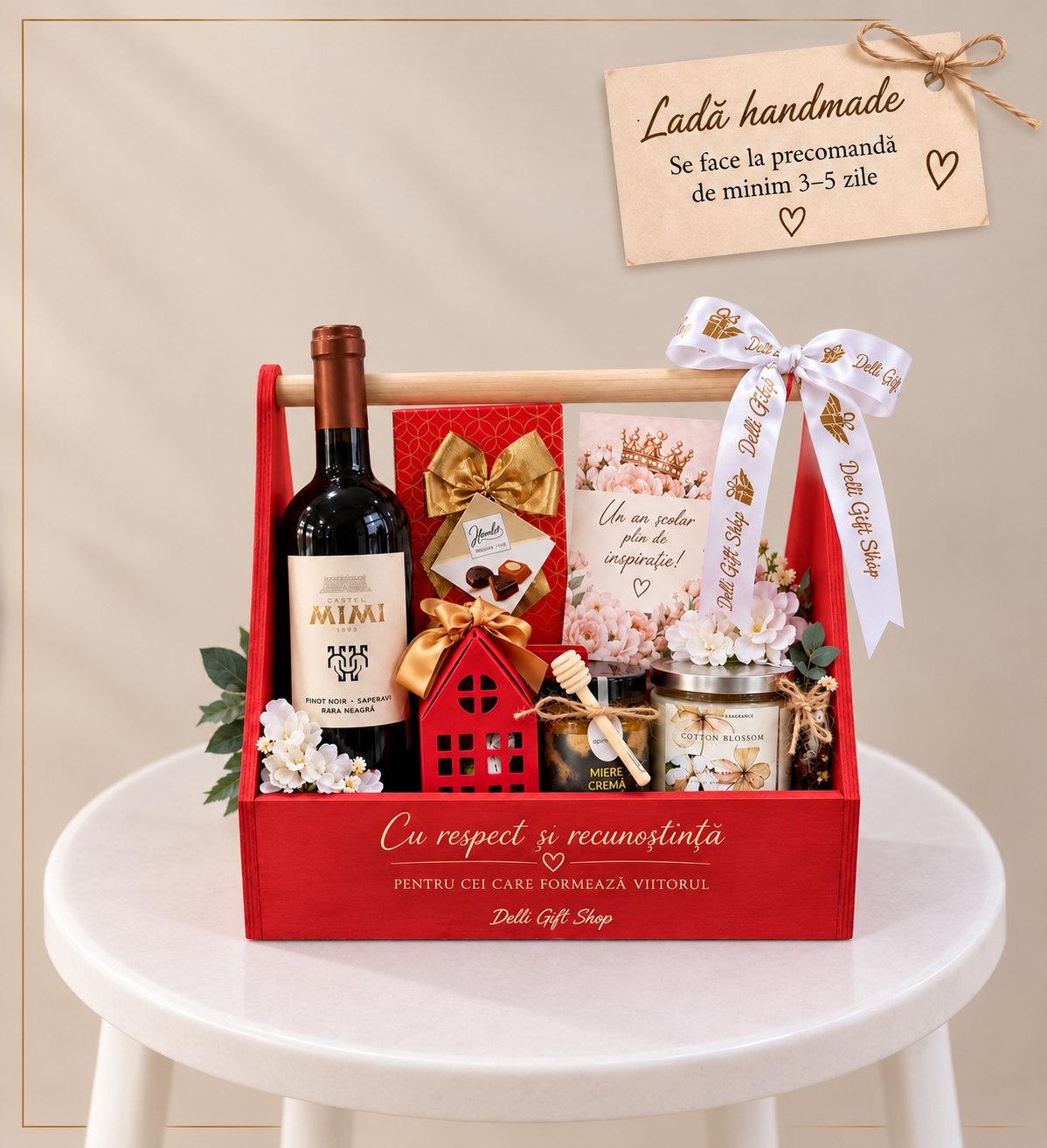 Cadou pentru profesori Nr. 195 – Lada Recunoștinței www.delligiftshop.md