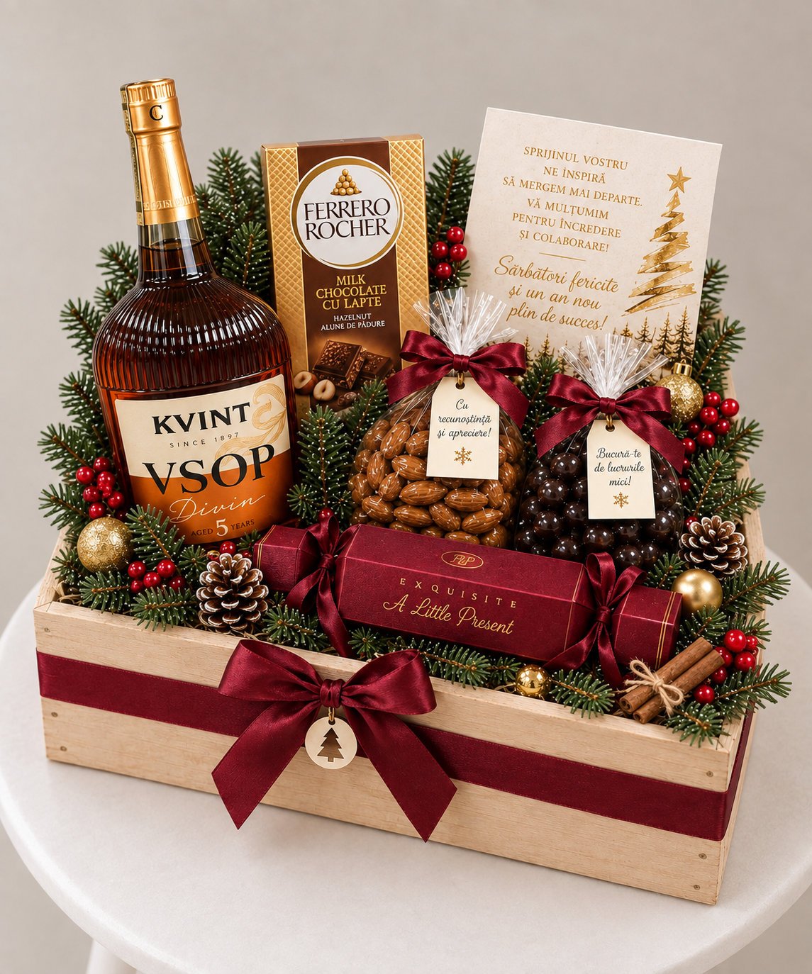 Cadou de Crăciun & Anul Nou Nr. 1 – Divin & Delicii Premium www.delligiftshop.md
