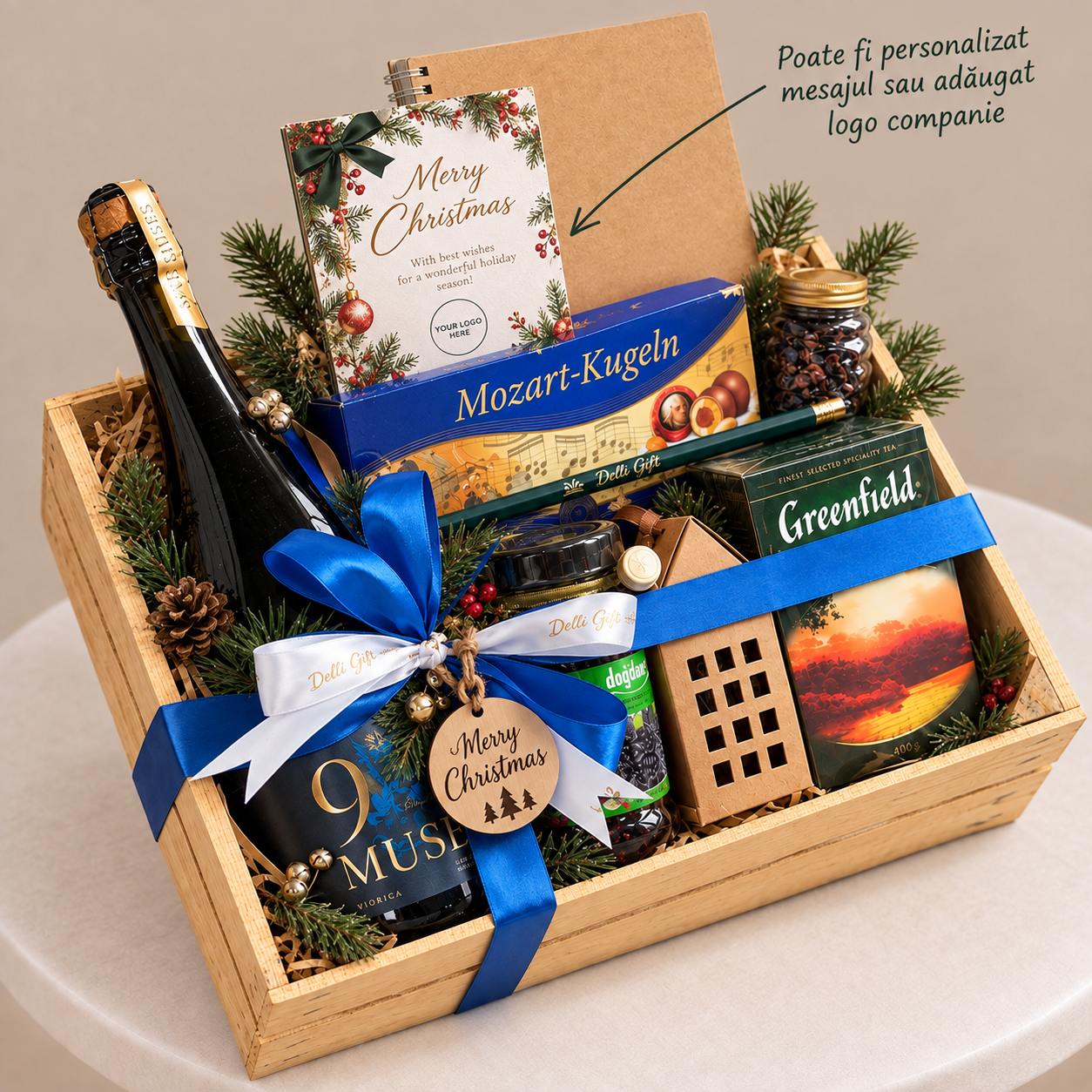 Cadou de Crăciun & Anul Nou Nr. 12 – „Eleganță Festivă” www.delligiftshop.md