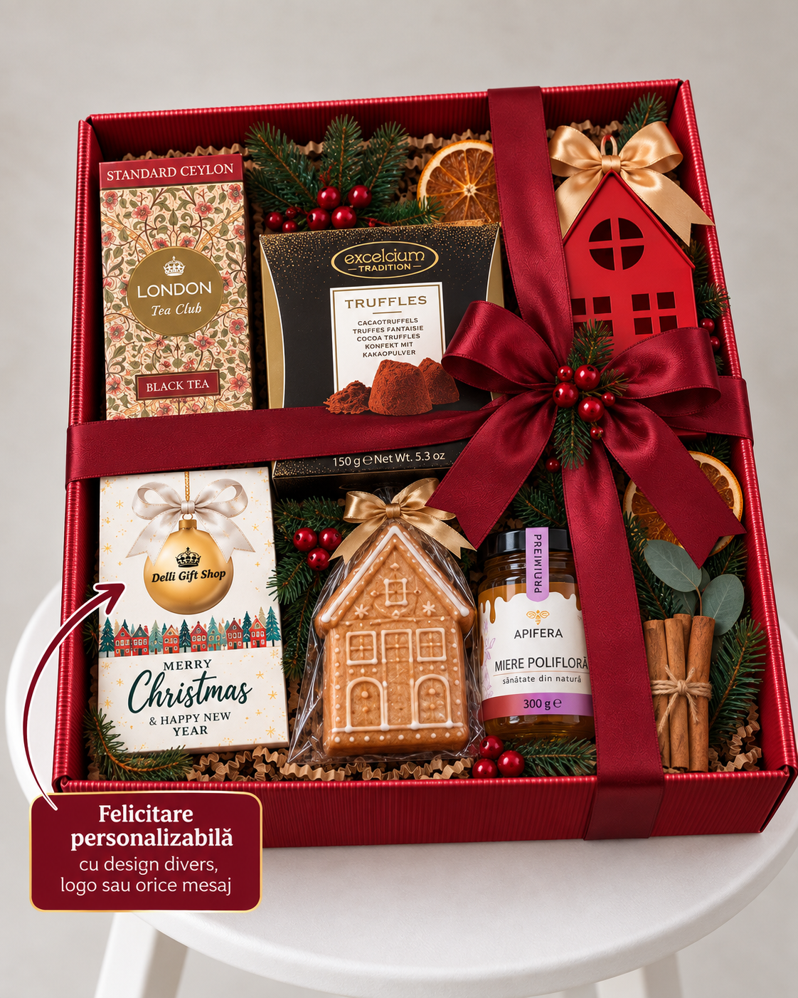 Cadou de Crăciun & Anul Nou Nr. 14 – „Căldura Sărbătorilor” www.delligiftshop.md