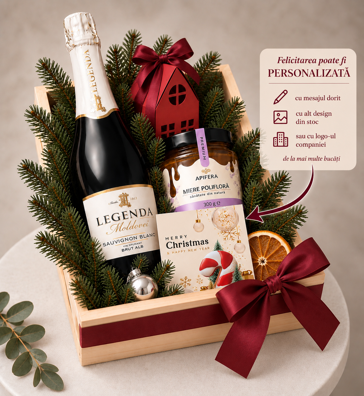 Cadou de Crăciun & Anul Nou Nr. 18 – „Farmec de Sărbătoare” www.delligiftshop.md