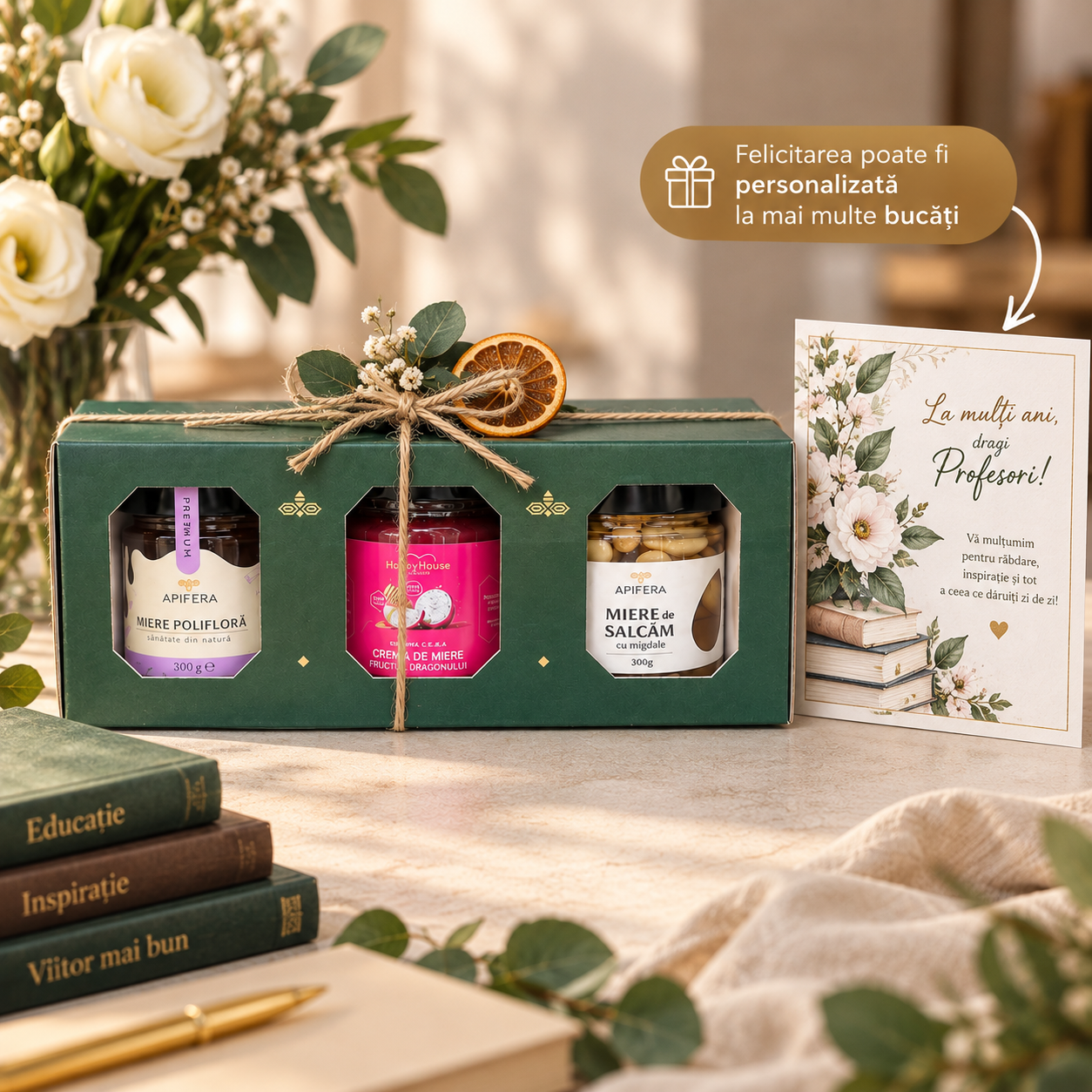 Cadou pentru Profesori Nr. 212 – „Darul Recunoștinței” www.delligiftshop.md