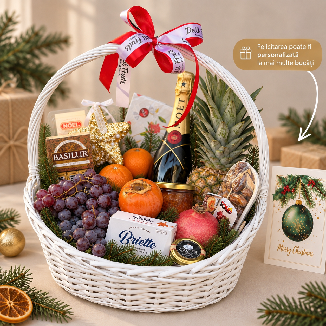 Cadou de Crăciun & Anul Nou Nr. 19 – „Abundență de Sărbători” www.delligiftshop.md